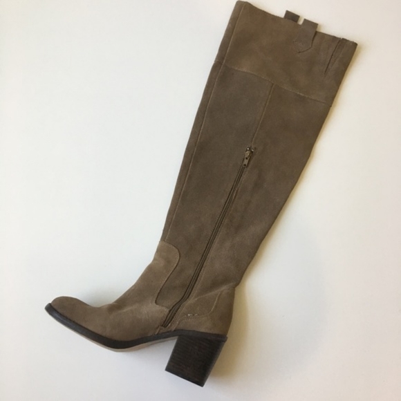 Seychelles from Anthropologie tan suede OTK Boots - Picture 2 of 8